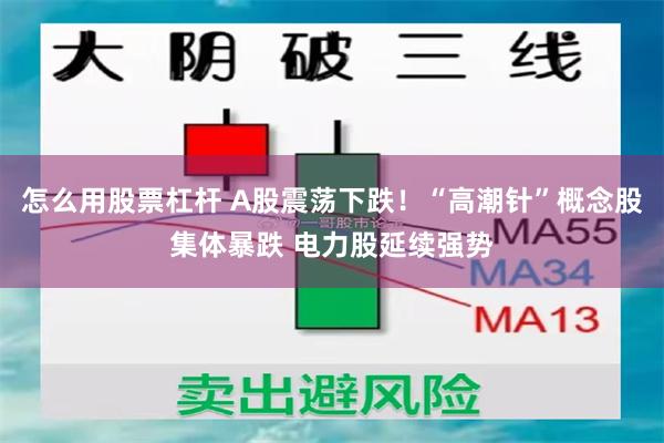 怎么用股票杠杆 A股震荡下跌！“高潮针”概念股集体暴跌 电力股延续强势