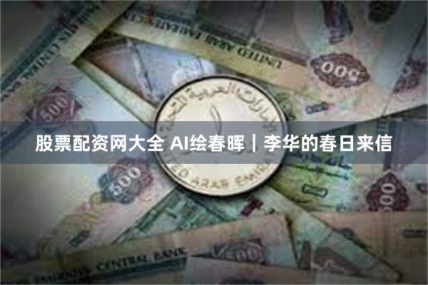 股票配资网大全 AI绘春晖｜李华的春日来信