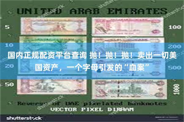 国内正规配资平台查询 抛！抛！抛！卖出一切美国资产，一个字母引发的“血案”